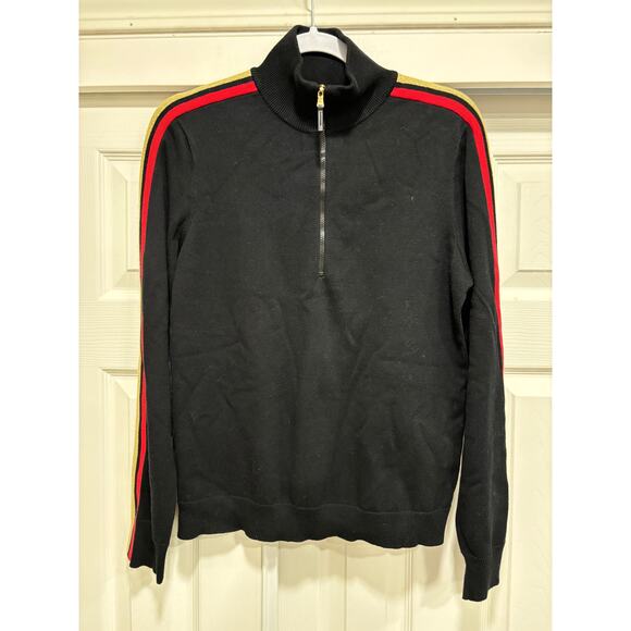 Ralph Lauren Sweaters - Ralph Lauren Active 1/2 Zip Pullover Sweater Womens Size Large Black Vintage Y2K